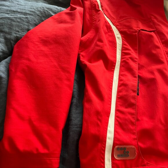Women's Eider Red Goretex Ski Snowboard Jacket Size 38 (Small/Medium) - Picture 11 of 13